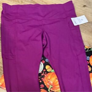 Leggings  two pocket and a  Stash pocket 2X